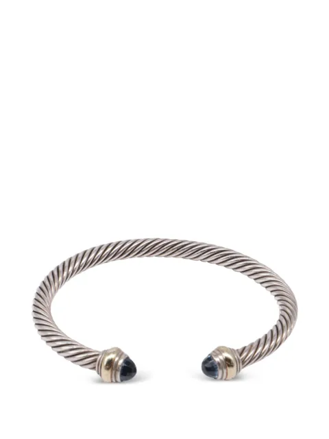 David Yurman Pre-Owned cable flex blue onyx bracelet