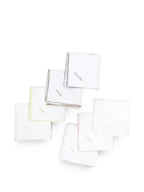 Bonpoint embroidered muslin blankets set (set of seven)