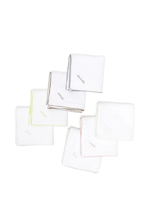 Bonpoint embroidered muslin blankets set (set of seven)