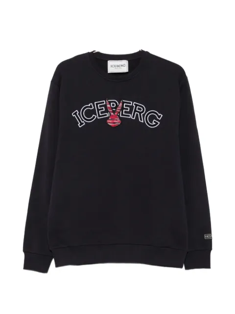 Iceberg logo-embroidered sweatshirt