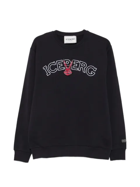 Iceberg logo-embroidered sweatshirt