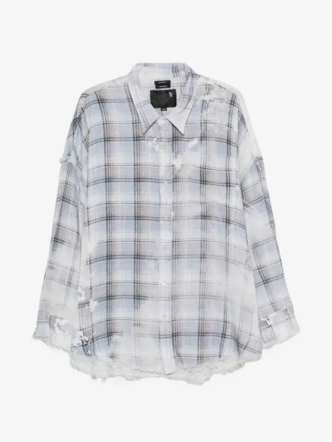 R13 frayed-hem shirt
