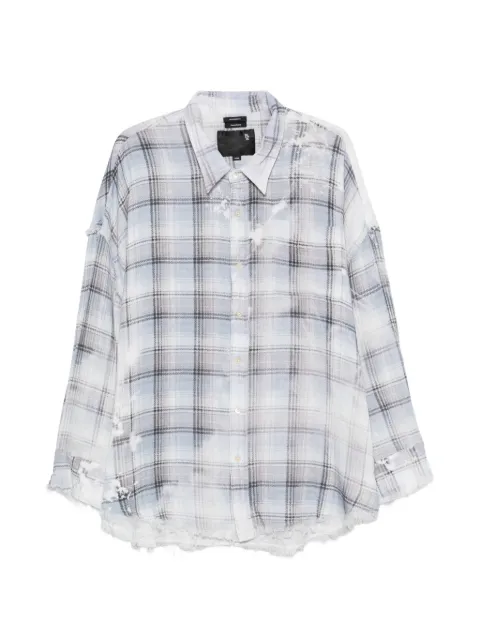 R13 frayed-hem shirt