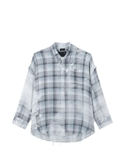 R13 frayed-hem shirt