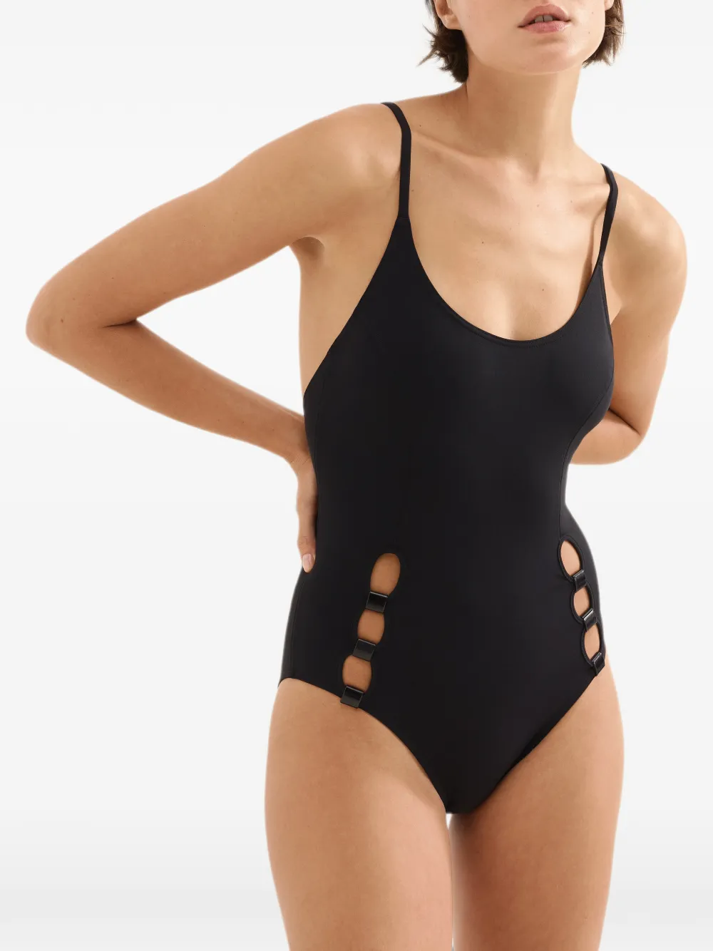 ERES Endless badpak met uitgesneden details Zwart