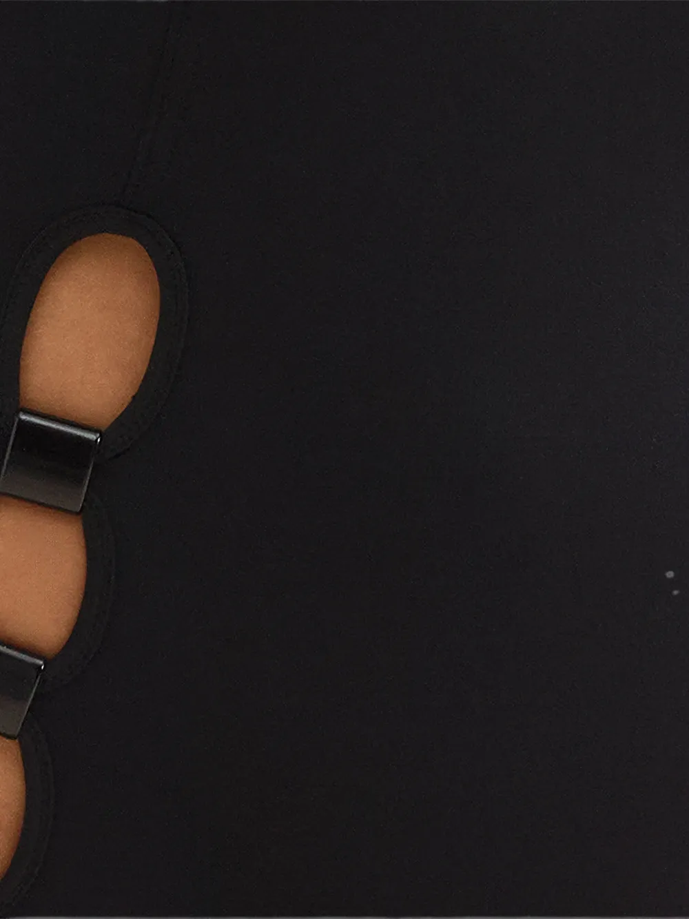 ERES Endless badpak met uitgesneden details Zwart
