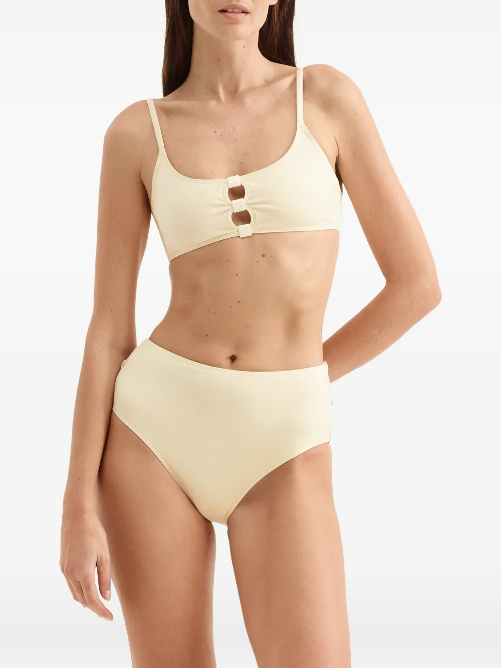 ERES Cycle high-waist bikinislip Beige