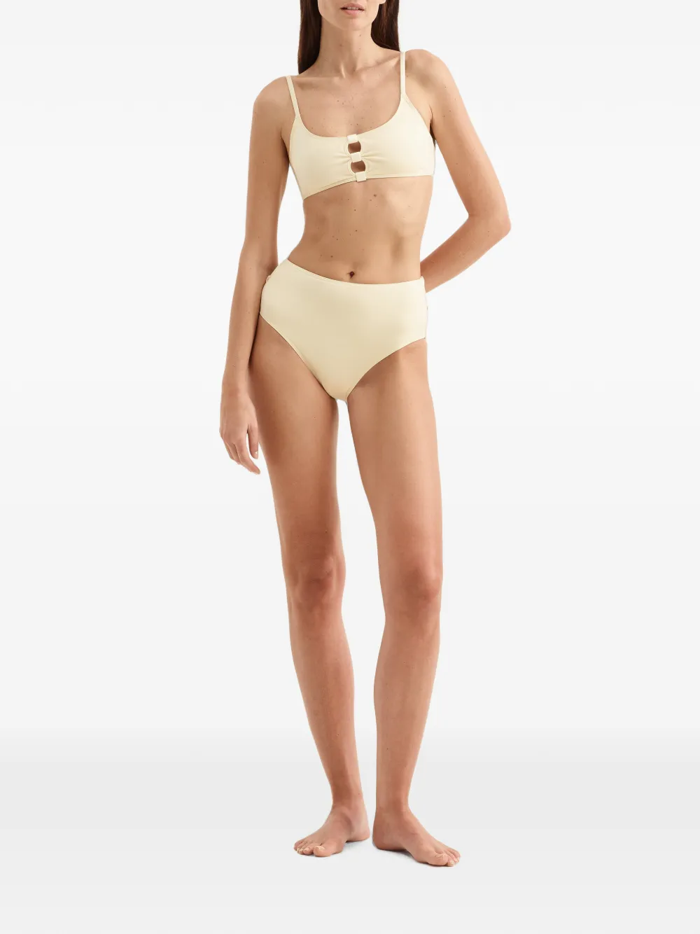 ERES Cycle high-waist bikinislip Beige