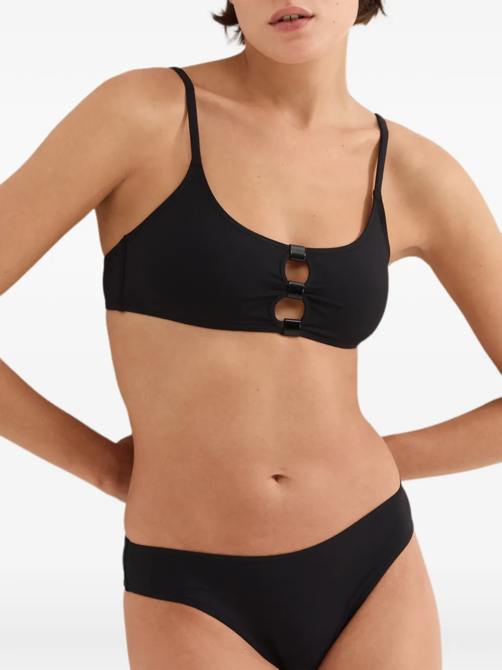 ERES Dive high-waist bikinislip Zwart