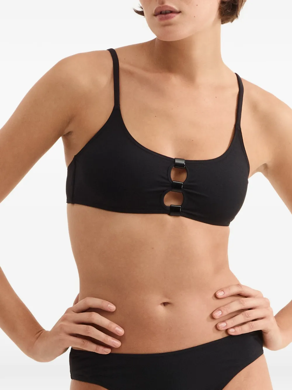 ERES Dive high-waist bikinislip Zwart