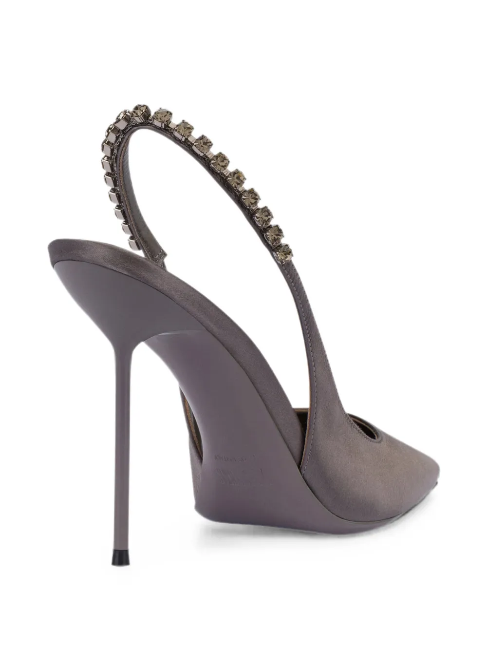 Paris Texas Lidia crystal-embellished slingback pumps Grijs