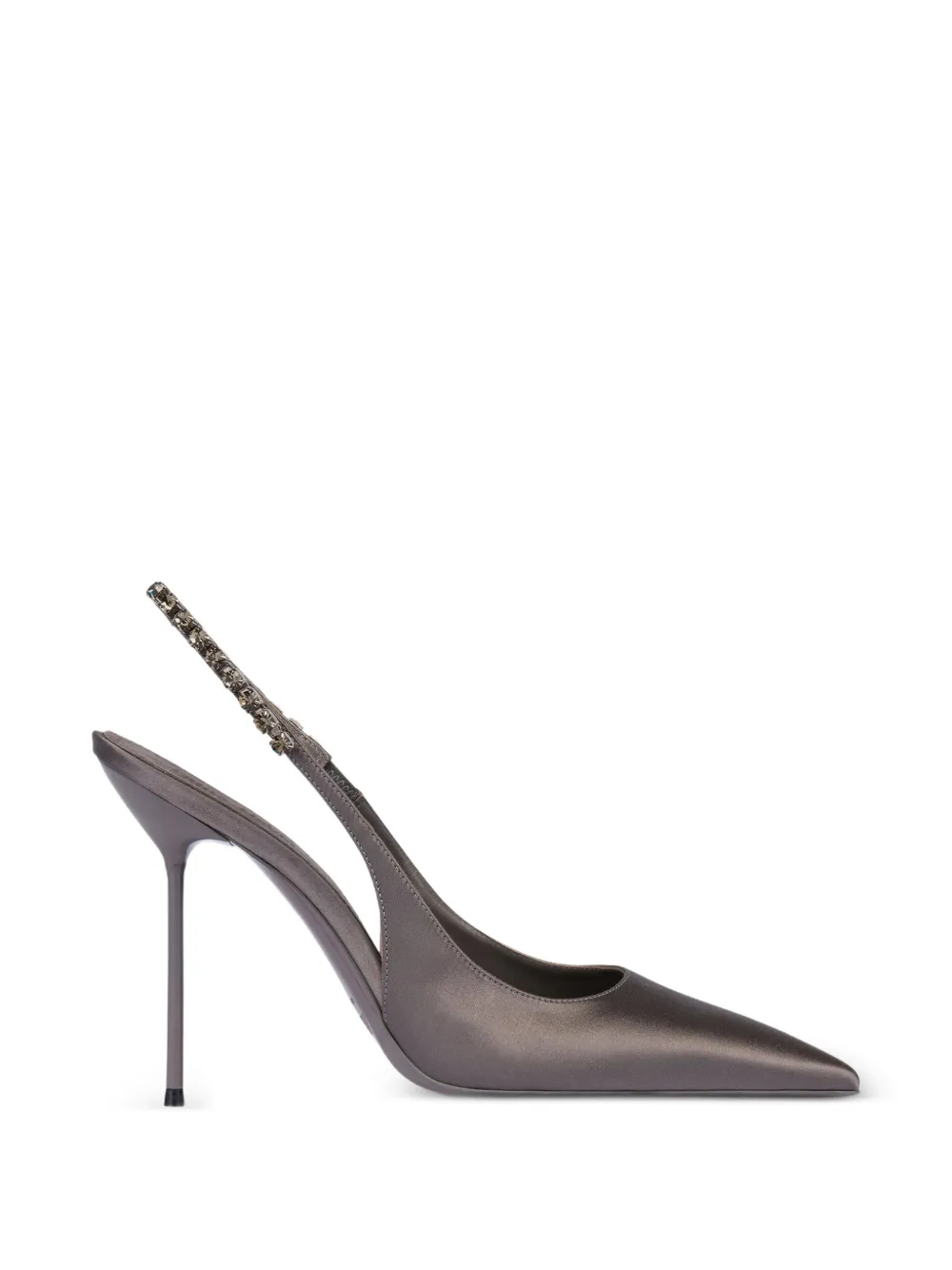 Paris Texas Lidia crystal-embellished slingback pumps Grijs