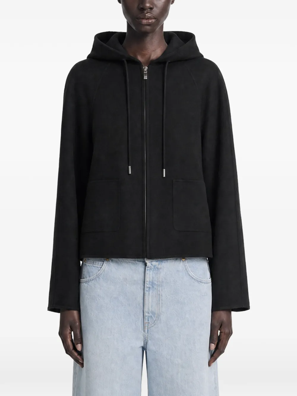 Max Mara Felpa con cappuccio - Nero