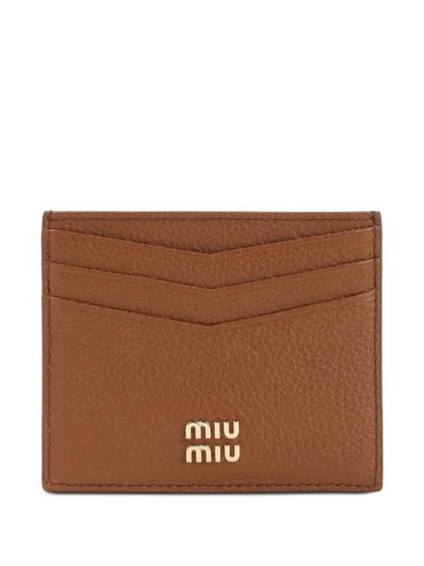 Miu Miu leather card holder