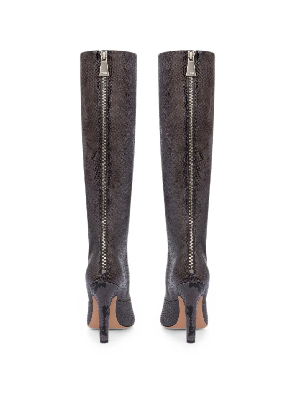 Paris Texas Elsa snakeskin-effect boots Grijs