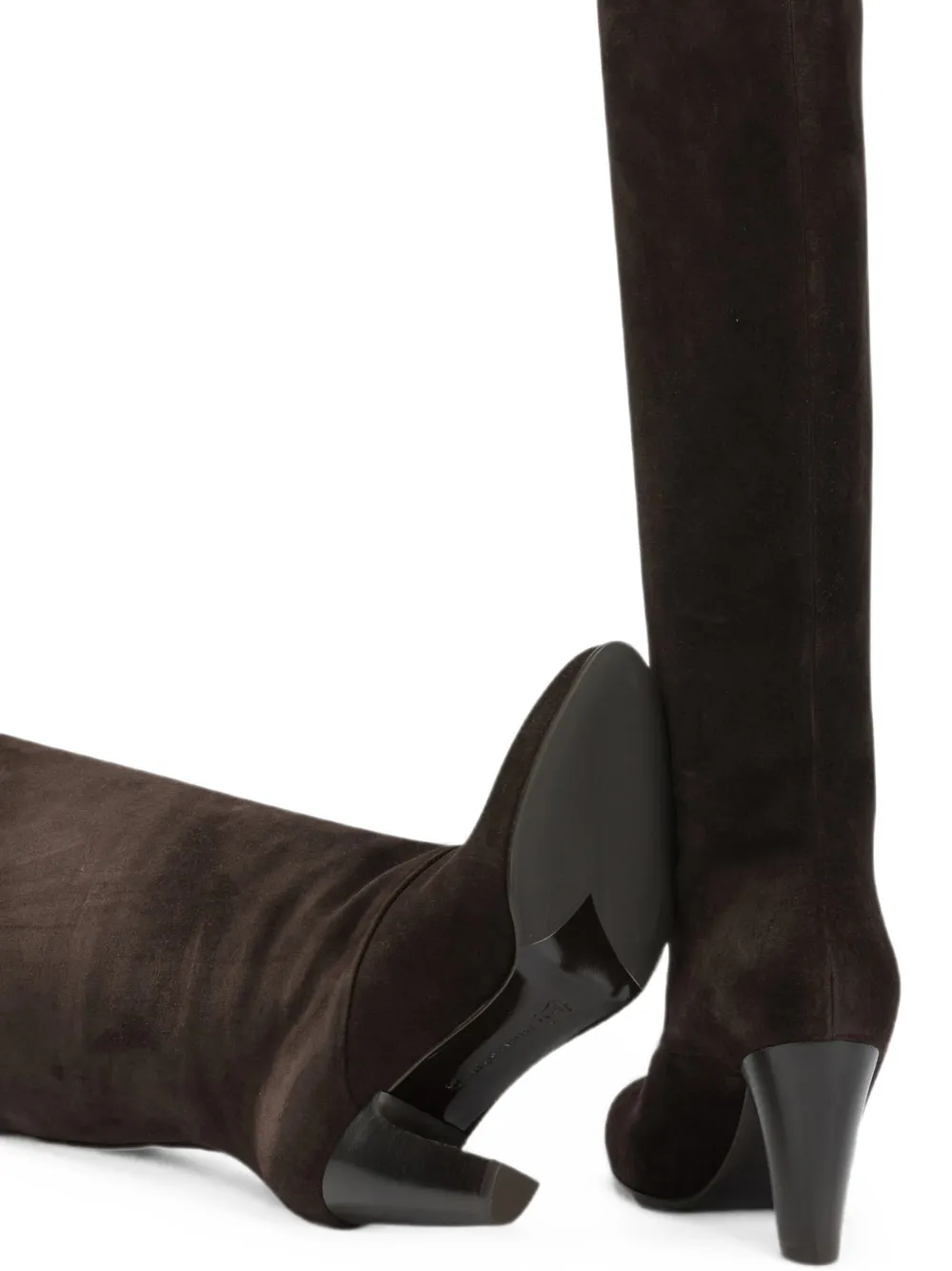 Sergio Levantesi Onesta knee-high boots Bruin