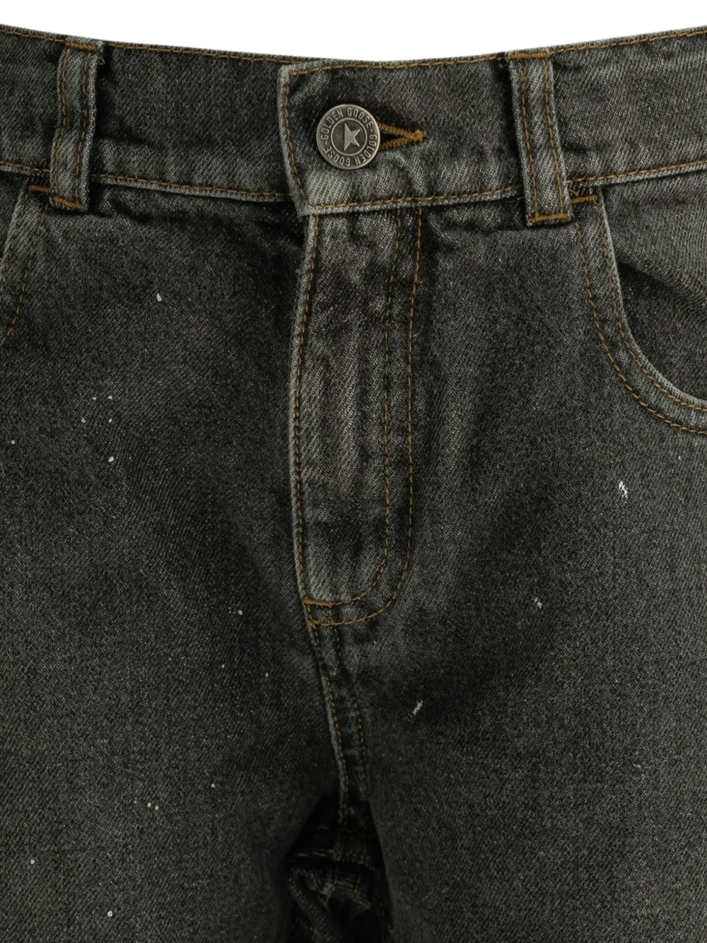 Golden Goose Kids Straight jeans Grijs