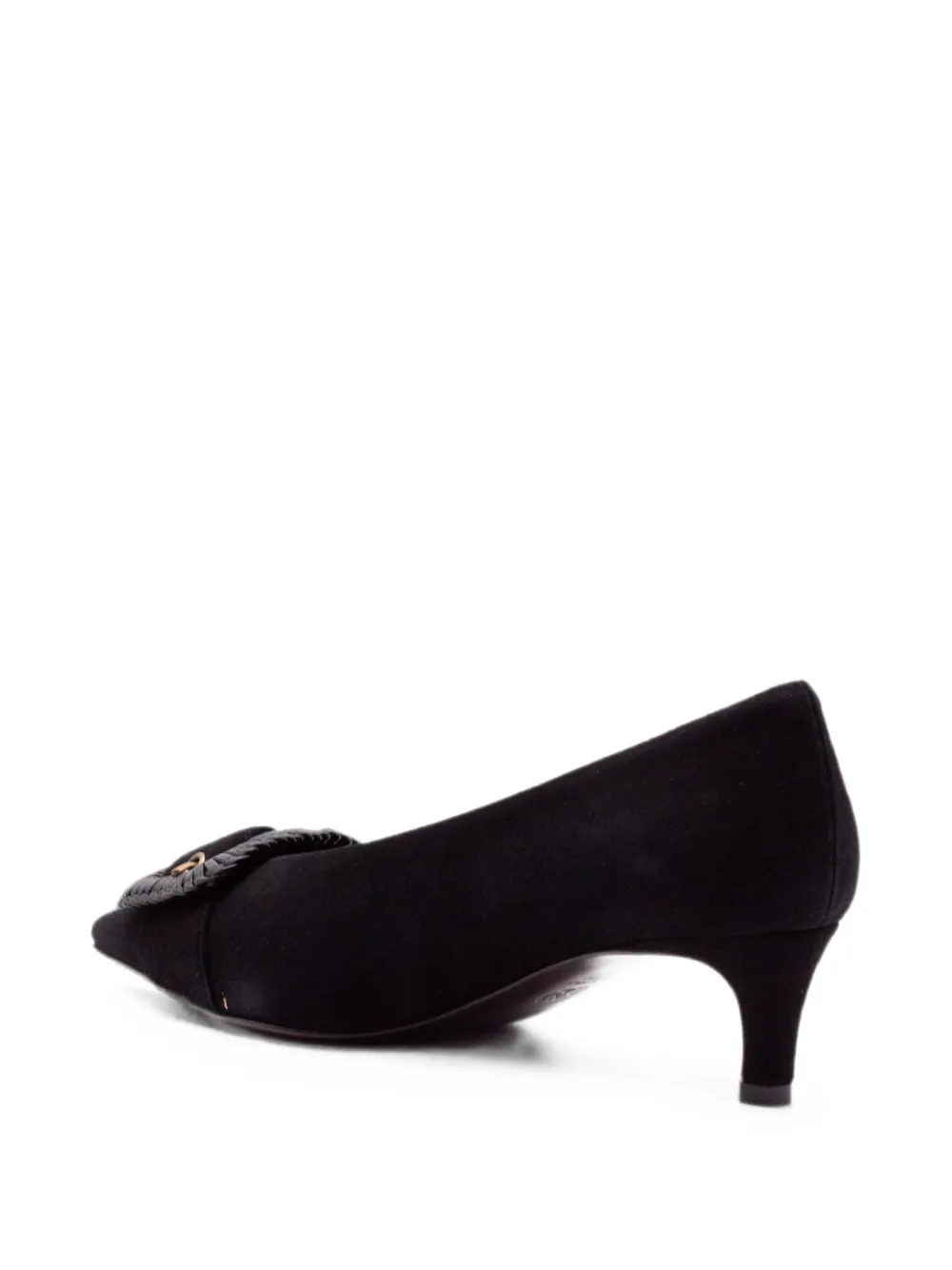 Roberto Festa Mirella braided-detail pointed-toe pumps Zwart