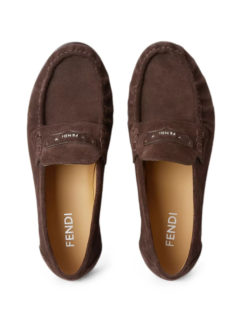 FENDI scrunch loafers Bruin