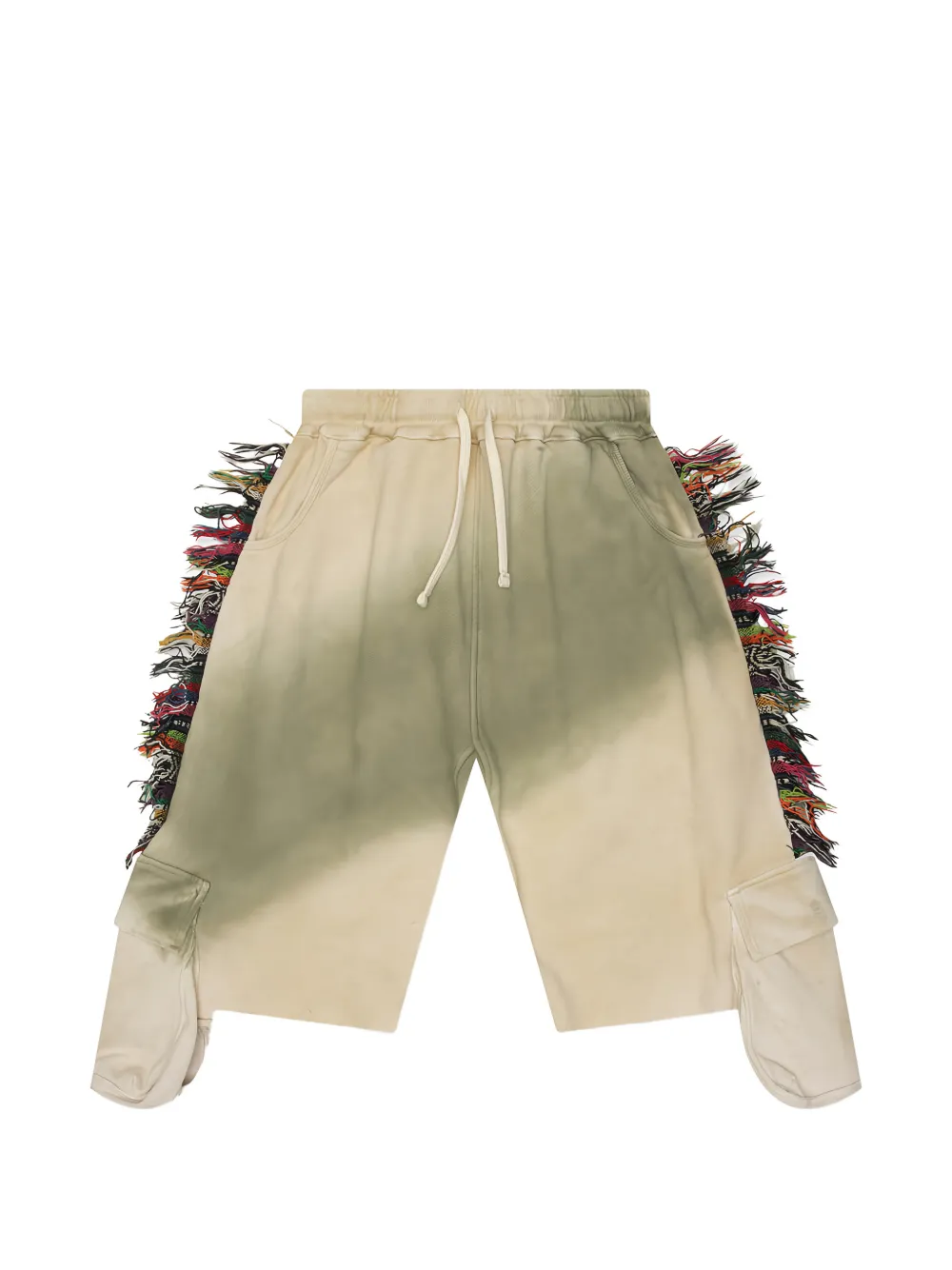 Alchemist Victory fringed-trim cargo shorts - Toni neutri
