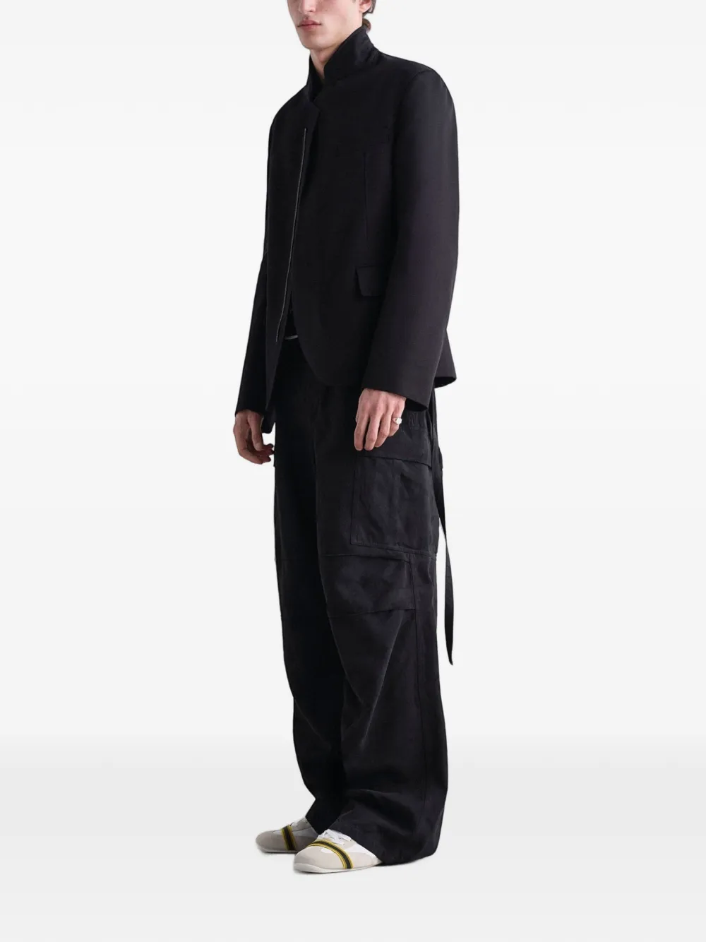 FENDI Cargobroek met FF-logo Zwart