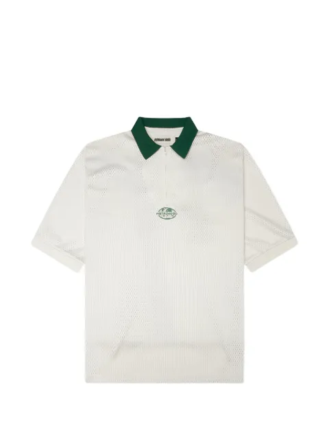 Metalwood Studio playera tipo polo con cuarto de cierre