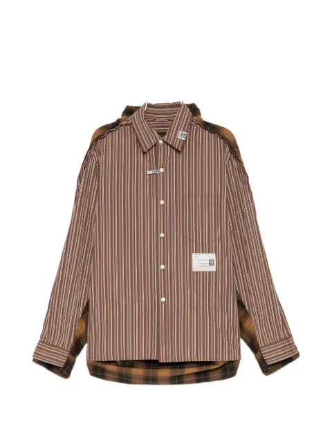Maison MIHARA YASUHIRO front back docking shirt