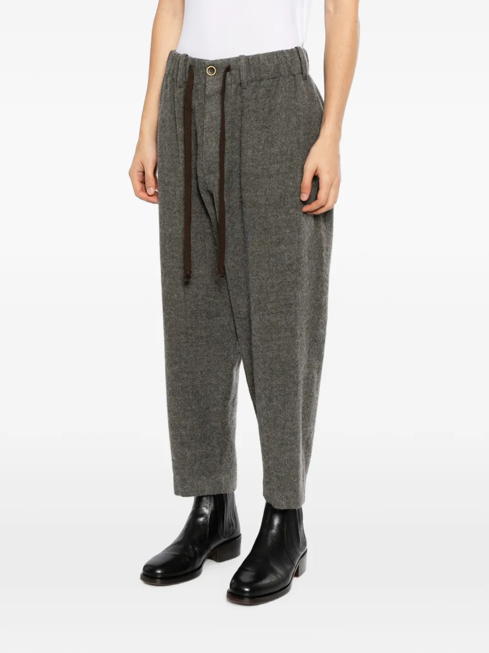 Uma Wang Broek met trekkoord Grijs