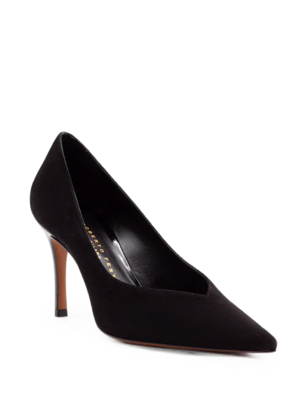 Roberto Festa Coki pumps met puntige neus Zwart