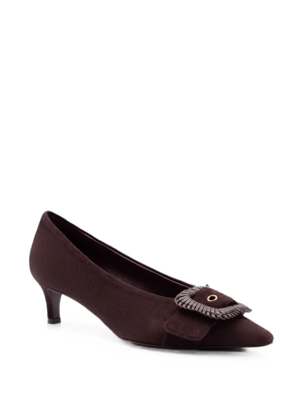 Roberto Festa Mirella braided-detail pointed-toe pumps Bruin