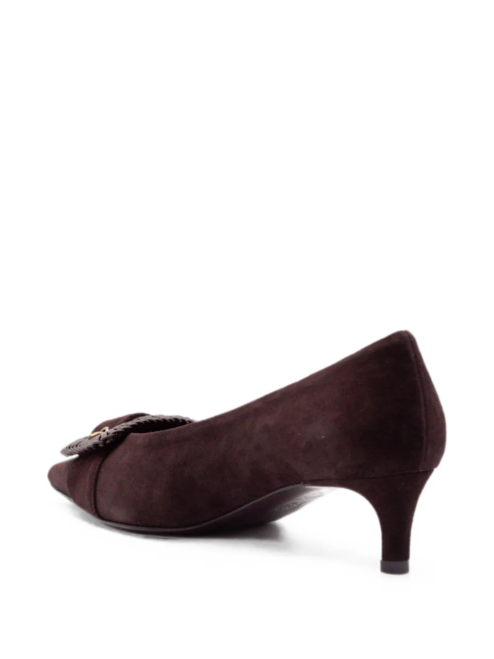 Roberto Festa Mirella braided-detail pointed-toe pumps Bruin