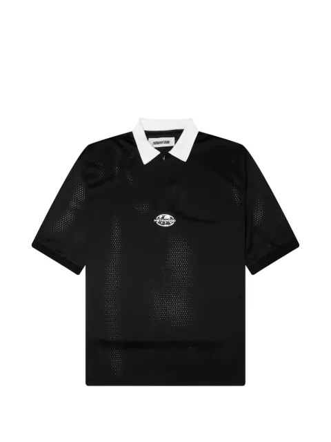 Metalwood Studio quarter-zip jersey polo shirt