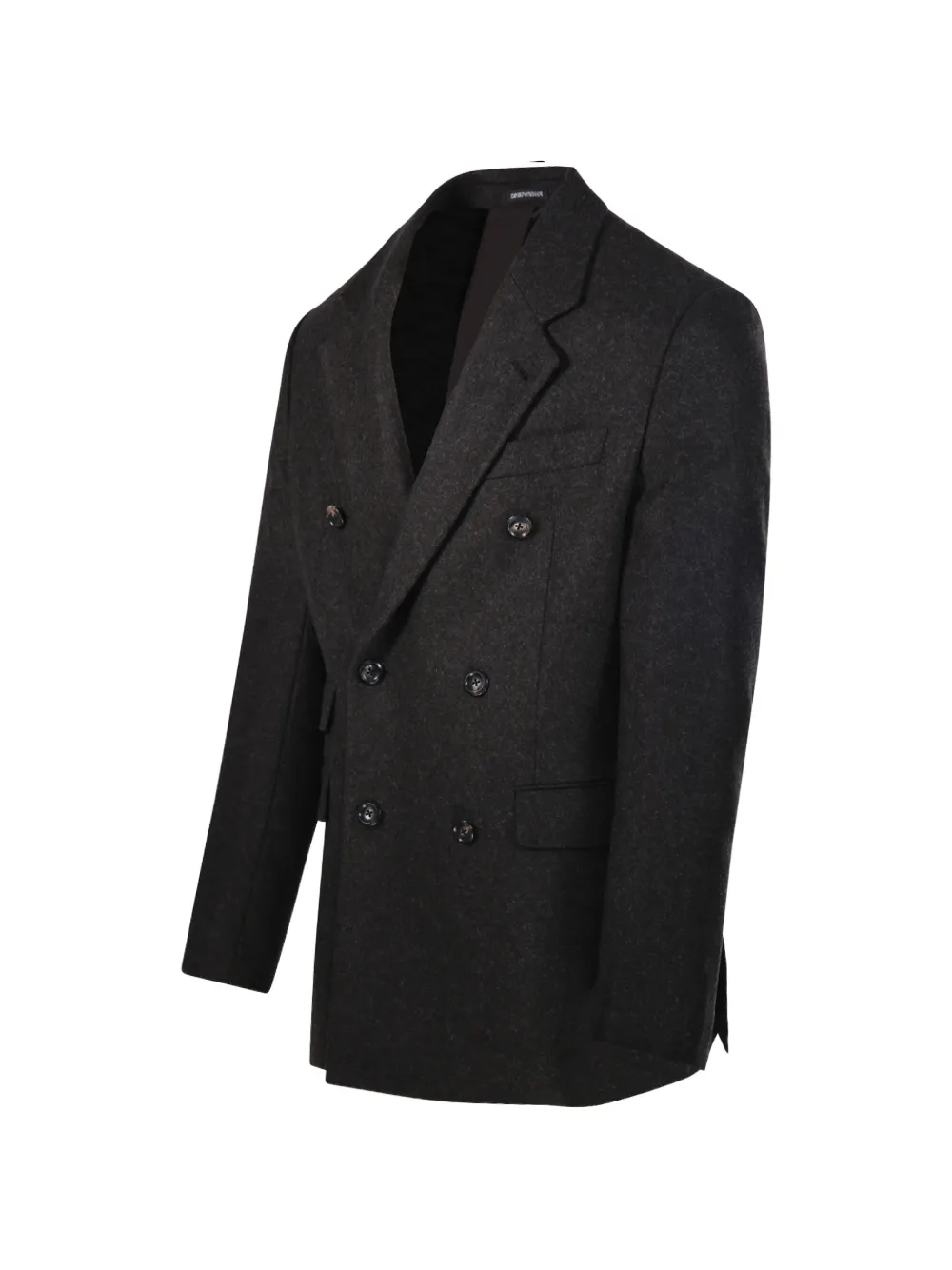 Emporio Armani Jack met dubbele rij knopen Grijs
