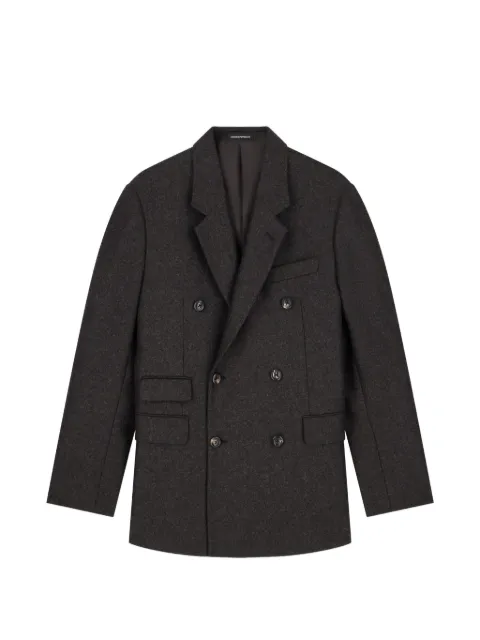 Emporio Armani chamarra con doble botonadura