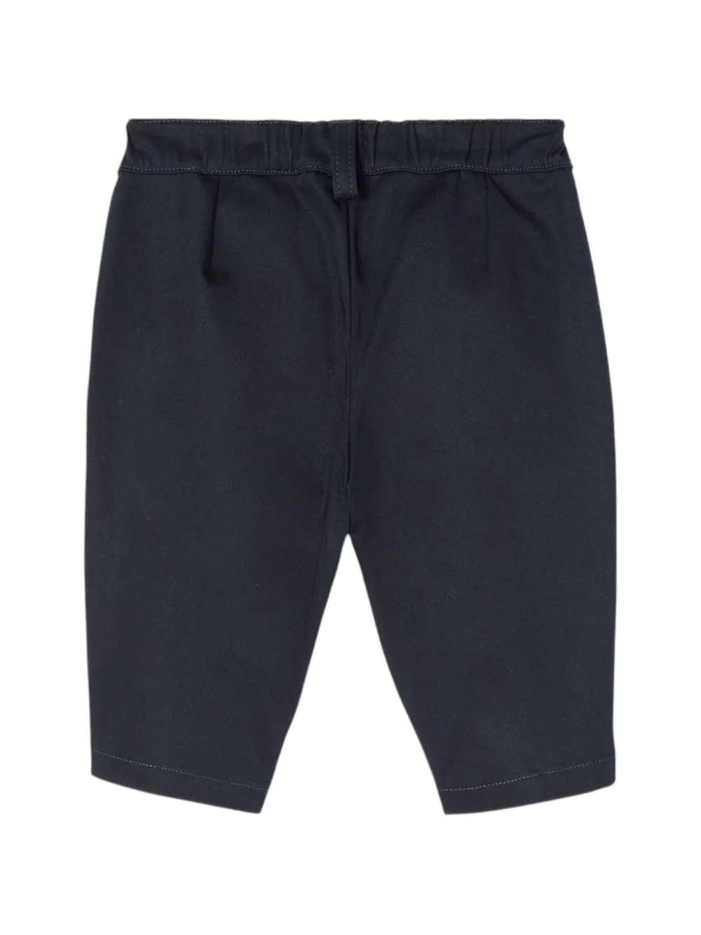 Fendi Kids pleated elasticated-waist trousers Blauw