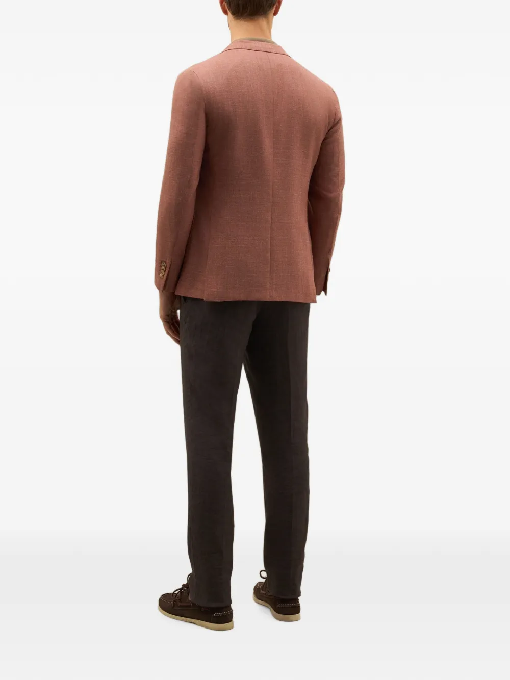 Boglioli Oxford K-Jacket ongestructureerde blazer Oranje