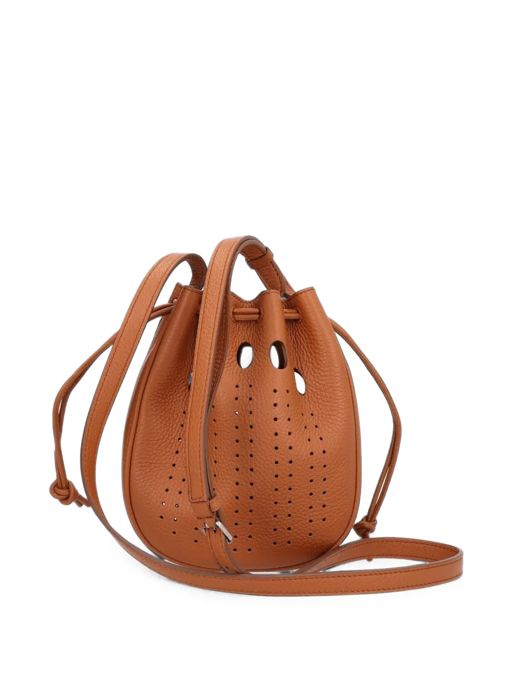 Valentino Garavani Schoudertas met geperforeerdde details Bruin
