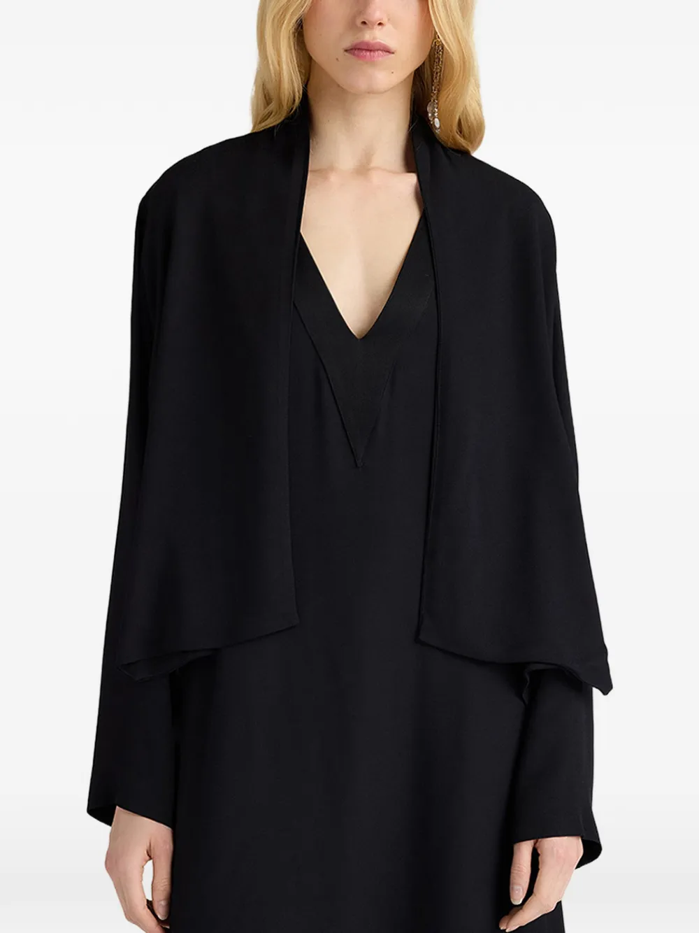 MOMONÌ Elvika pinwale corduroy jacket Zwart