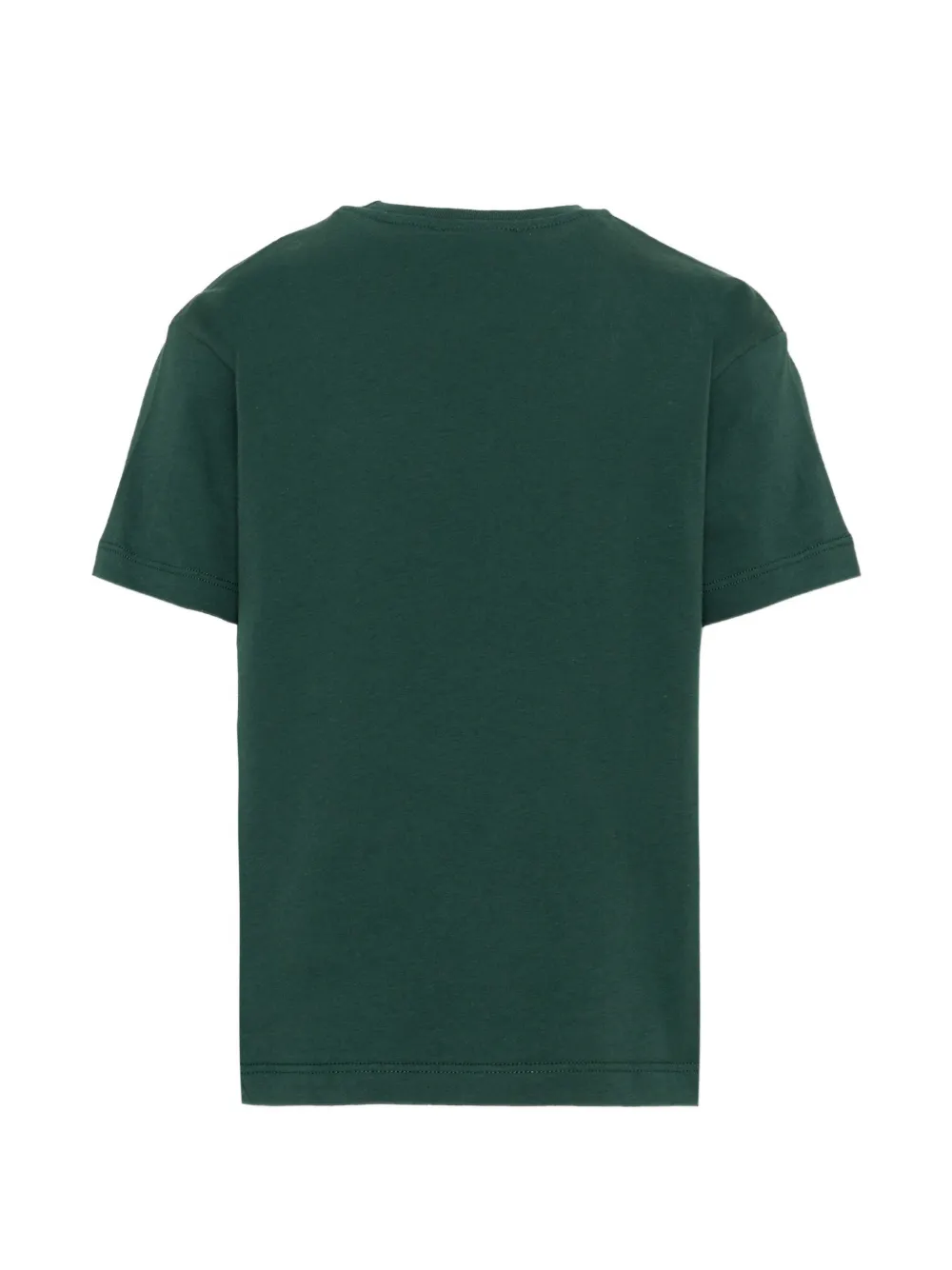 MSGM Kids Top met logoprint en korte mouwen Groen