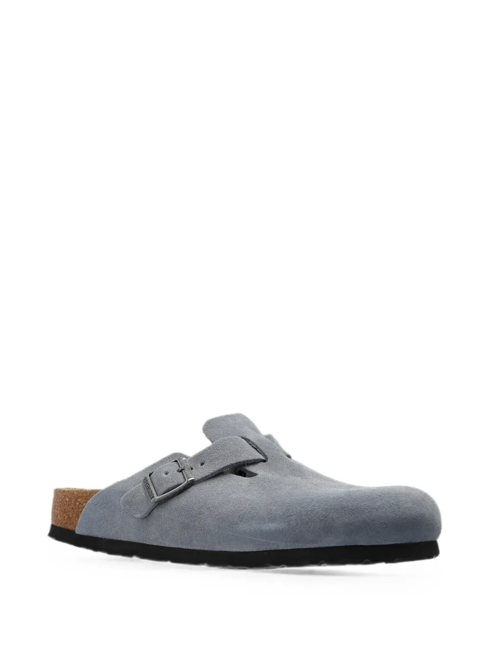 Birkenstock boston buckle-strap clogs Blauw
