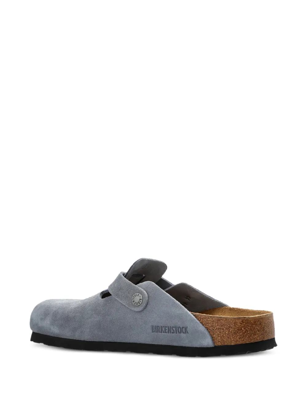 Birkenstock boston buckle-strap clogs Blauw