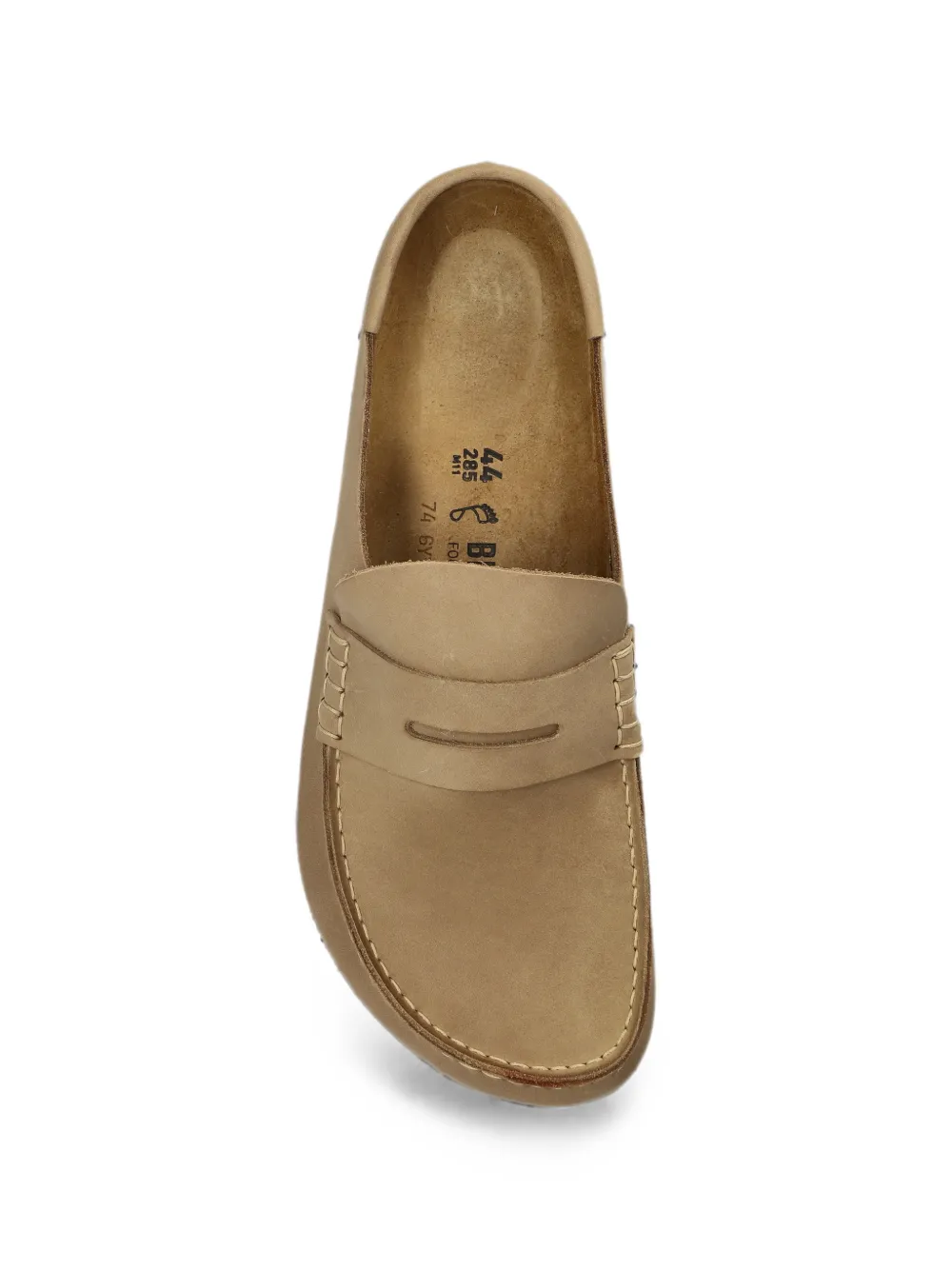Birkenstock Naples leather loafers Beige