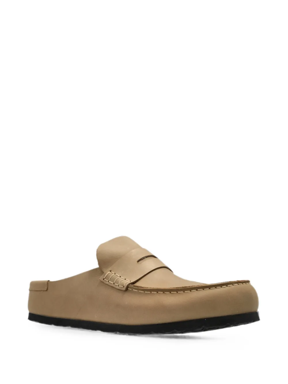 Birkenstock Naples leather loafers Beige