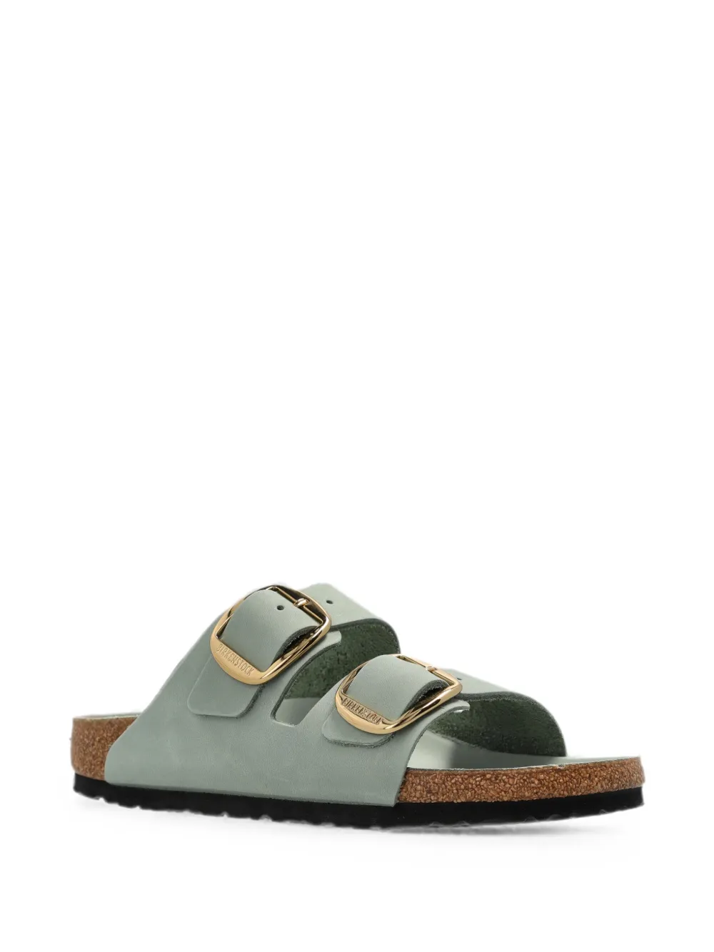 Birkenstock Arizona Big Buckle slides Groen