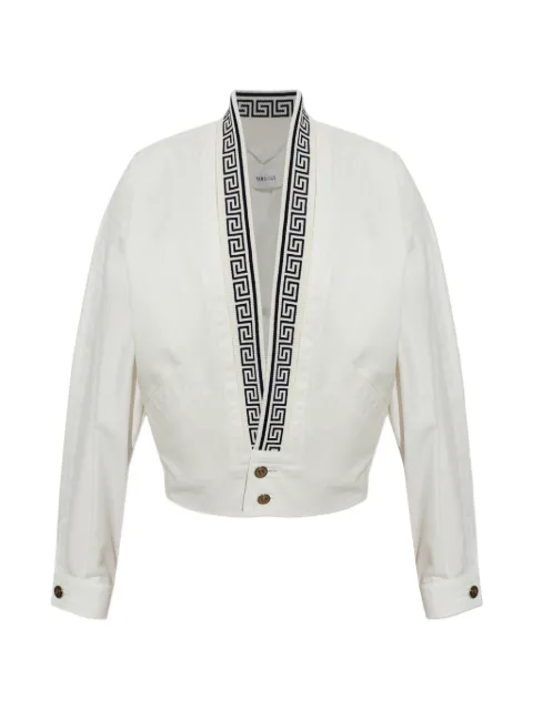 Versace greek pattern relaxed-fit jacket