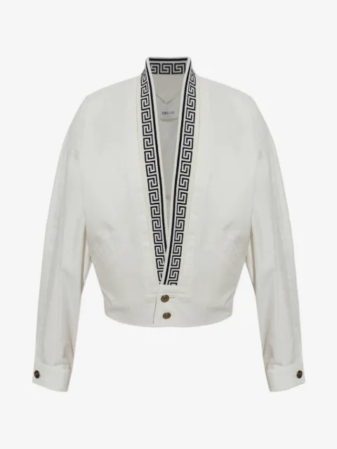 Versace greek pattern relaxed-fit jacket