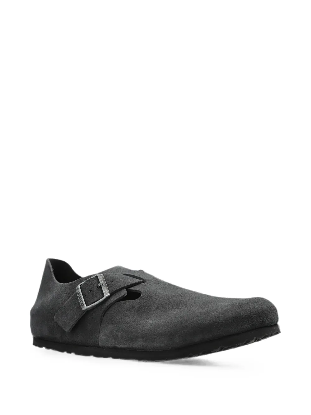 Birkenstock London buckle-strap loafers Grijs