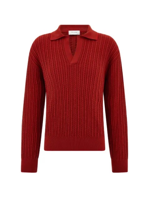 Ferragamo knitted polo top