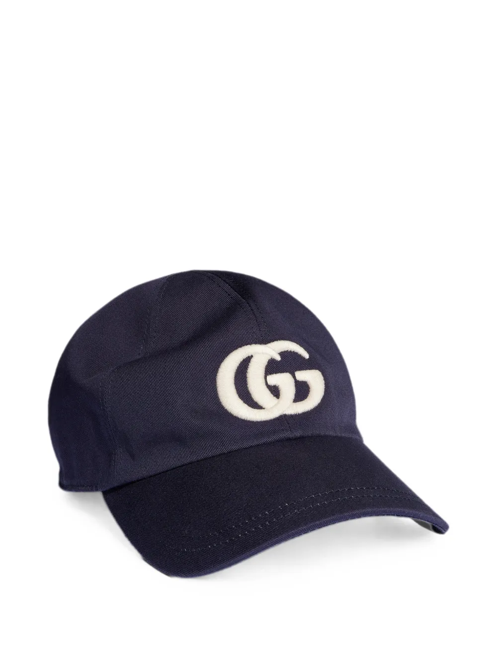 Gucci Kids Double G Web baseball cap - Blau
