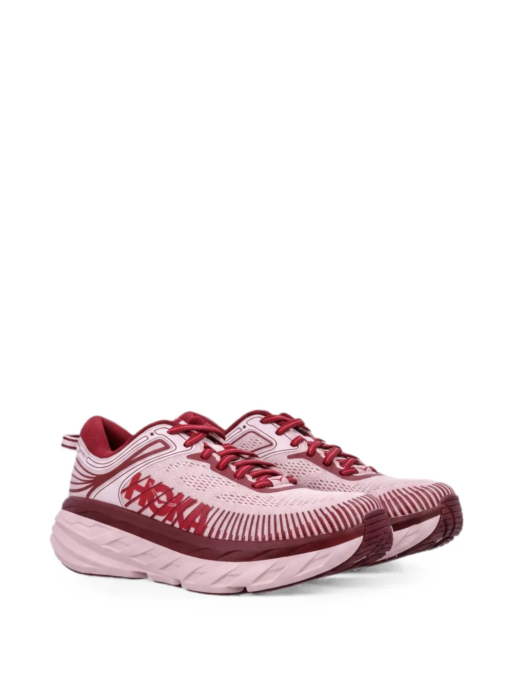 HOKA Bondi 7 sneakers Roze